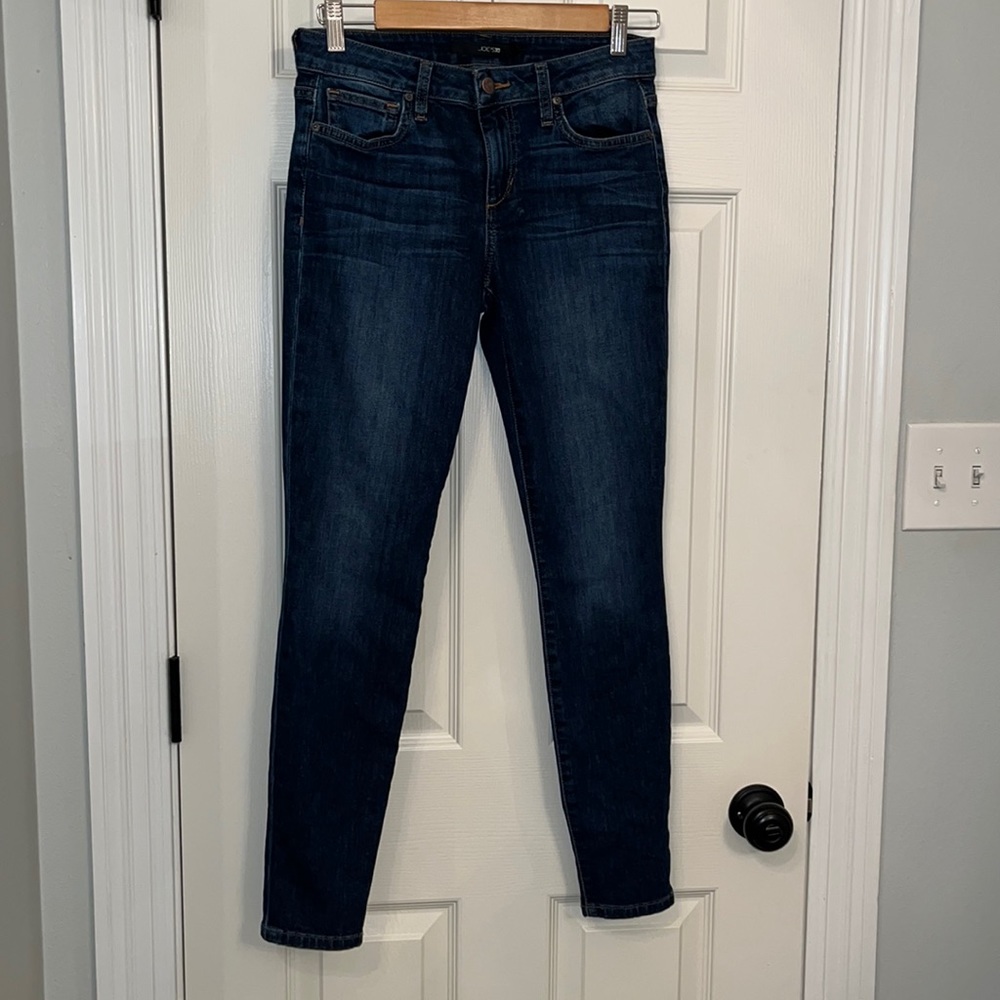 Joe’s Jeans Women’s Mid Rise Dark Wash Katrina Skinny Ankle Jeans Sz 27 Stretch